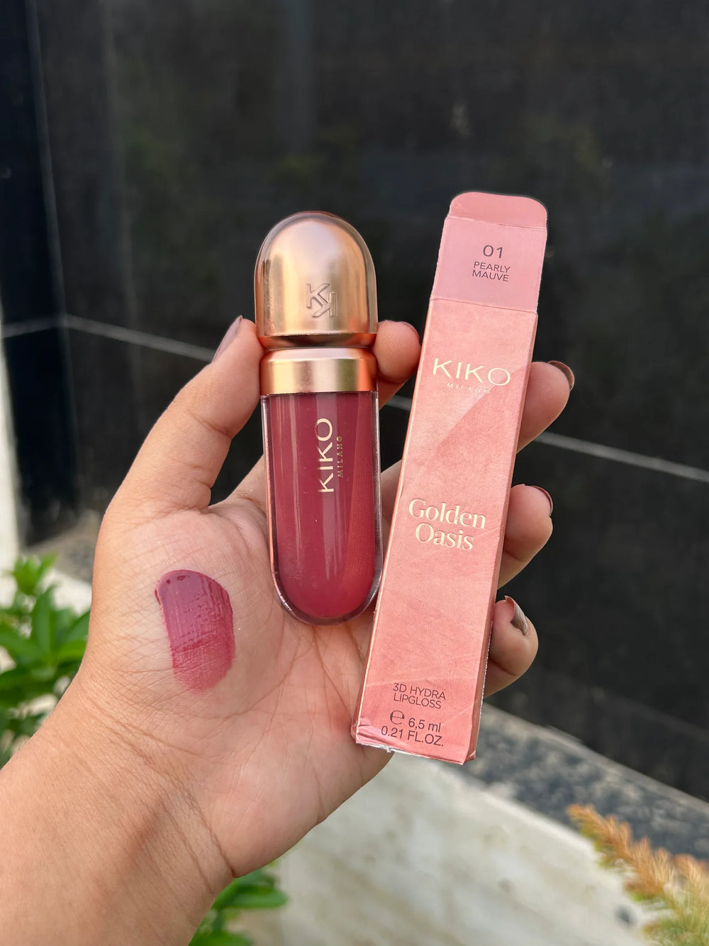 Kiko Milano Golden Oasis 3d hydra lipgloss