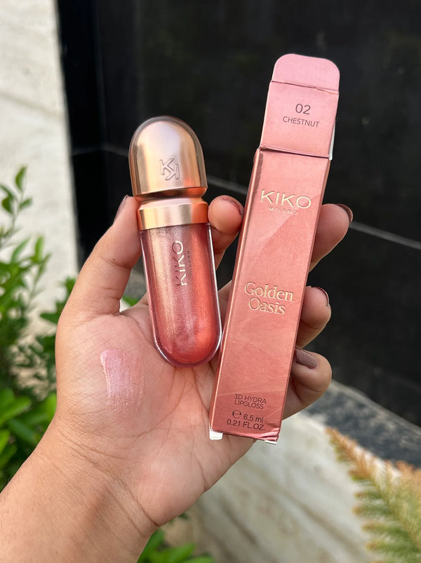 Kiko Milano Golden Oasis 3d hydra lipgloss